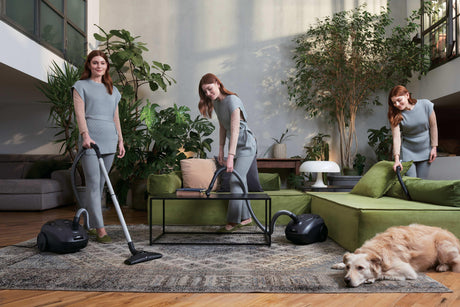 HOOVER HE1 - Aspirateur Traineau avec sac Compact et Puissant - Grande Capacité 2,5L- Haute-performance sur Sols Durs et Moquettes