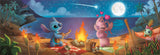 Puzzle 1000 pieces Stitch, Panorama Compact, CLEMENTONI, Dimensions du puzzle 98 x 33 cm