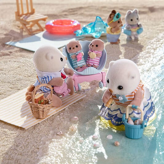 La famille Loutre de mer - Sylvanian Families - 5803