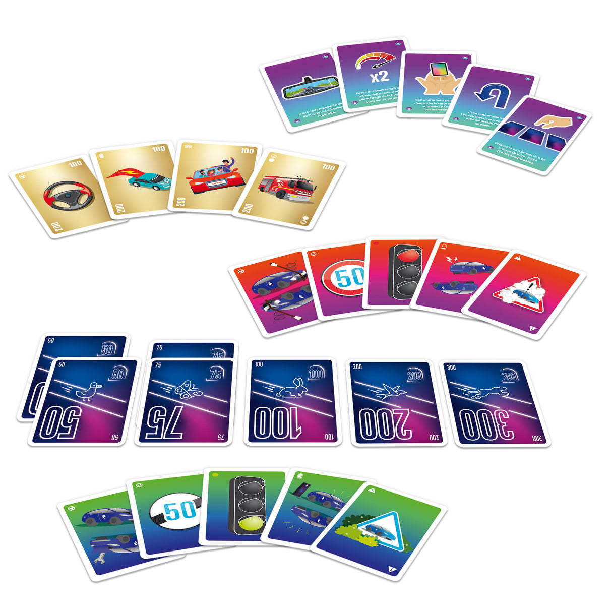 Mille Bornes Rush - Jeu