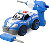 Voitre télécommandée - TOOKO - CONSTRUIS MA VOITURE DE POLICE RC - Technologie follow-me - Des 2 ans
