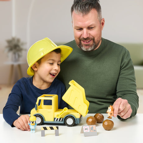 Camion benne - BLUEY - Bluey et Bingo - Figurines incluses - Accessoires personnalisables