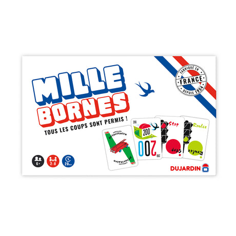 Mille bornes Classique - Jeu de société - DUJARDIN - Des 6 ans