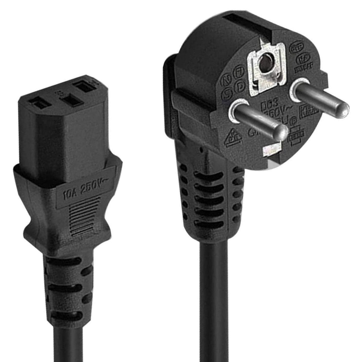 C ble alimentation secteur Europa IEC C13 - pour PC fixe / moniteur Coloris noir