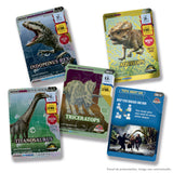 Pack de démarrage - PANINI - JURASSIC WORLD 4 TCG - Album + 2 pochettes - 16 cartes - Carte Edition limitée N°1