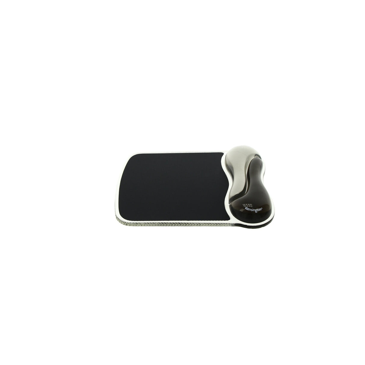 Kensington, Tapis de souris avec repose-poignet, Duo gel, Noir et fumé