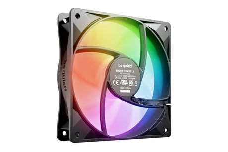 Ventilateur de boitier be quiet! Light Wings LX Reverse RGB - 12cm (Noir)