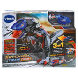 Jouet assemblable VTECH SWITCH & GO COMBO - TRIO, le méga T-Rex SOS (3 en 1) pour enfant de 4 ans et plus
