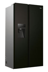 Réfrigérateur américain - HAIER - SBS 90 Series 3 HSR3918EIPB - Classe E - 515 L - 180 x 90 x 65,9 cm - Noir