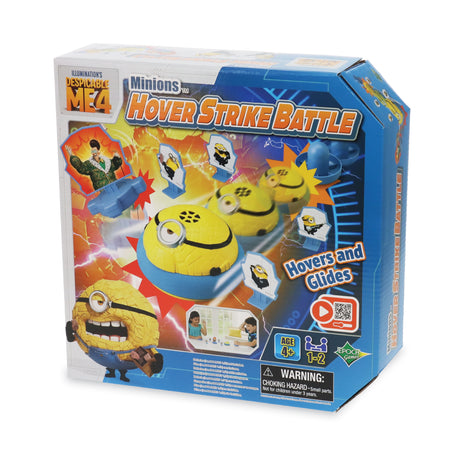 Jeu de Table - EPOCH GAMES - Minions Hover Strike Battle - Renvoyer le Palet, Évite les Minions !