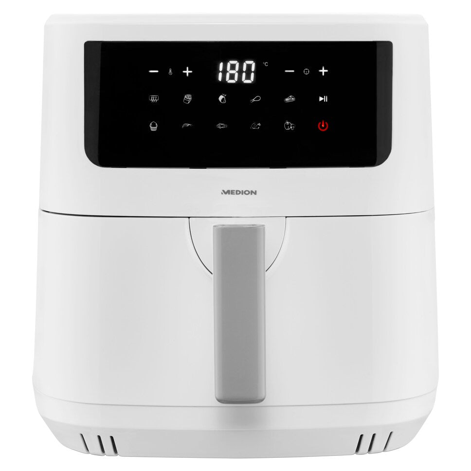 Friteuse a Air Chaud - MEDION - 50073000 - 2150 W - Ecran tactile - 9 programmes - Blanc