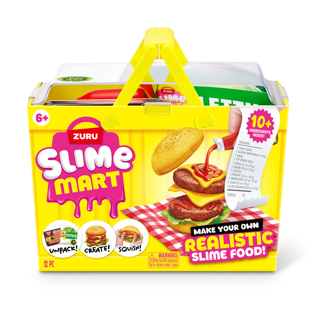 Activités créatives et manuelles - ZURU - Slime Mart Shopping Basket - Dčs 6 ans