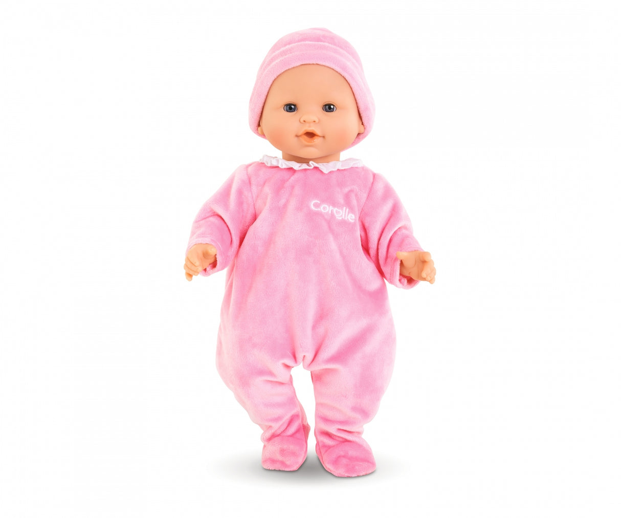 Pyjama Rose et Bonnet - COROLLE - Vetements - Pour Poupon 36cm - Des 2 ans