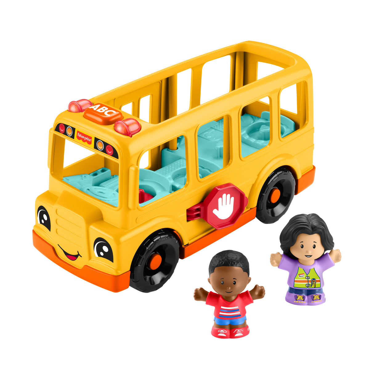Fisher-Price Little People-Le Bus Scolaire-Véhicule musical a pousser HYT03