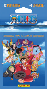 Blister - PANINI - ONE PIECE ROAD TO EGGHEAD - 12 pochettes + 1 offerte - 65 cartes