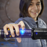 Sabre laser électronique Mandalorien Sabre noir, Star Wars Lightsaber Forge Kyber Core, jouets enfant, des 4 ans