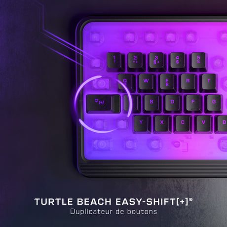 Clavier de jeu - Turtle Beach Magma - Membrane RGB - Noir, touches silencieuses, AIMO™ RGB