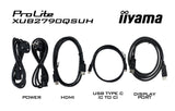 Ecran 27" Iiyama ProLite XUB2790QSUH-B2 Quad HD 100Hz (Noir)