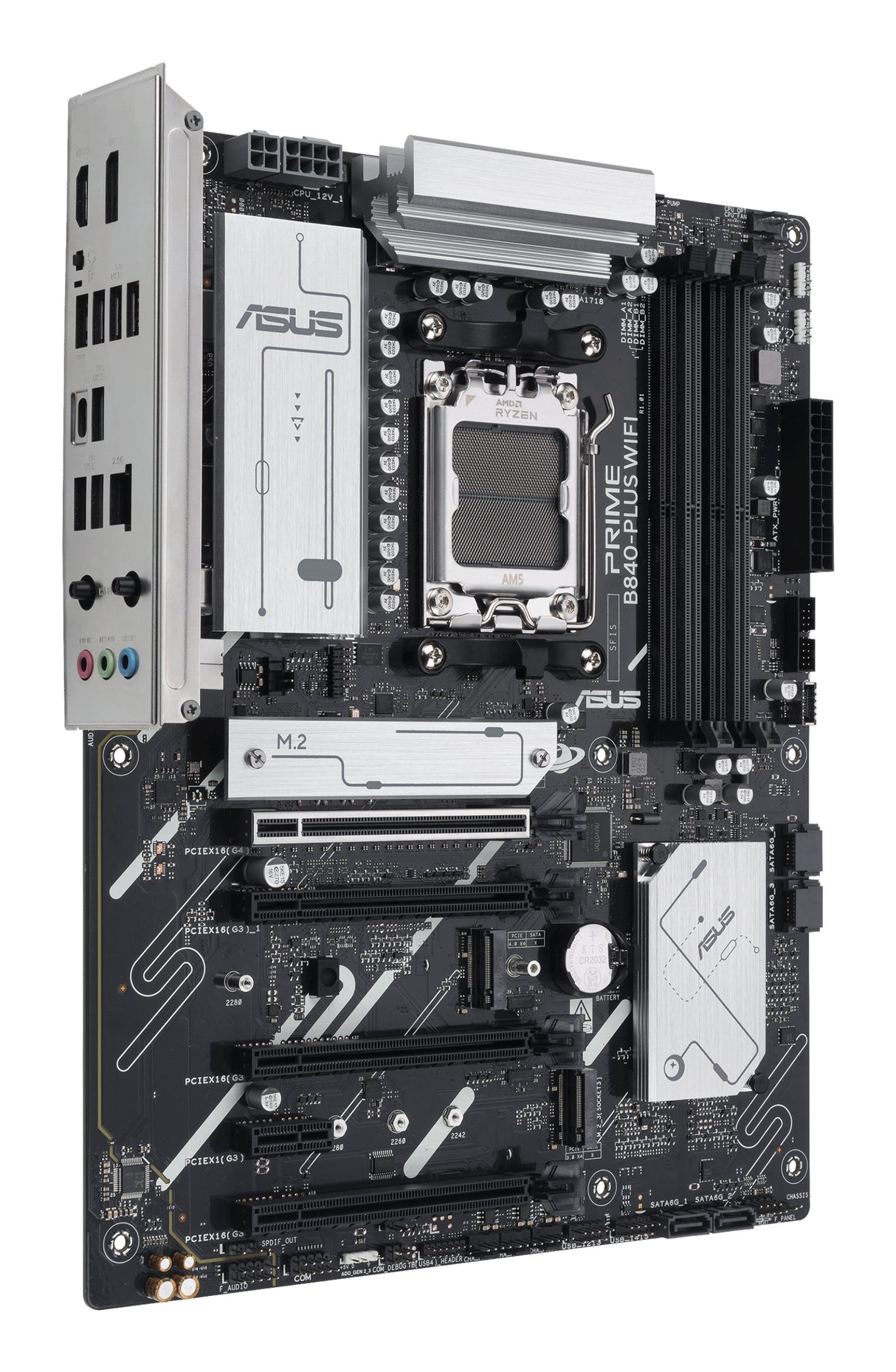 Carte mere - ASUS - PRIME B840-PLUS WIFI - AMD B840 - Emplacement AM5 ATX