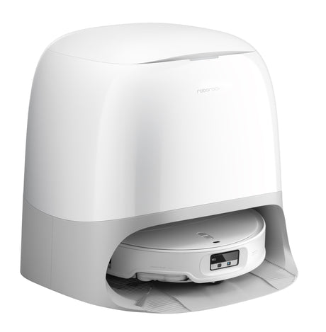 Aspirateur Robot Laveur - Roborock Qrevo Curv 2 ProX - Autonomie 180 min - 25 000 Pa - Navigation LiDAR - Collecteur 470 ml