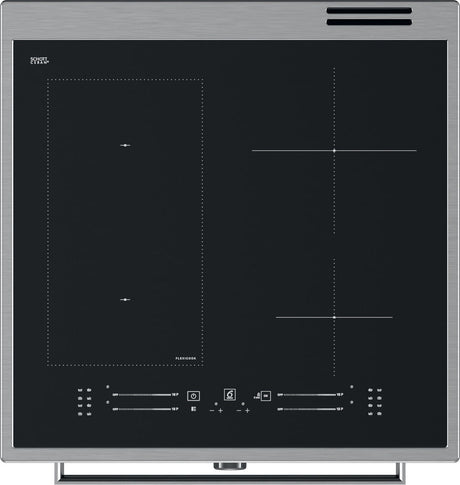 Cuisiniere a induction - WHIRLPOOL - WS68IB8ACX/FR/1 - 4 foyers - 2900 W - L60 cm - Inox