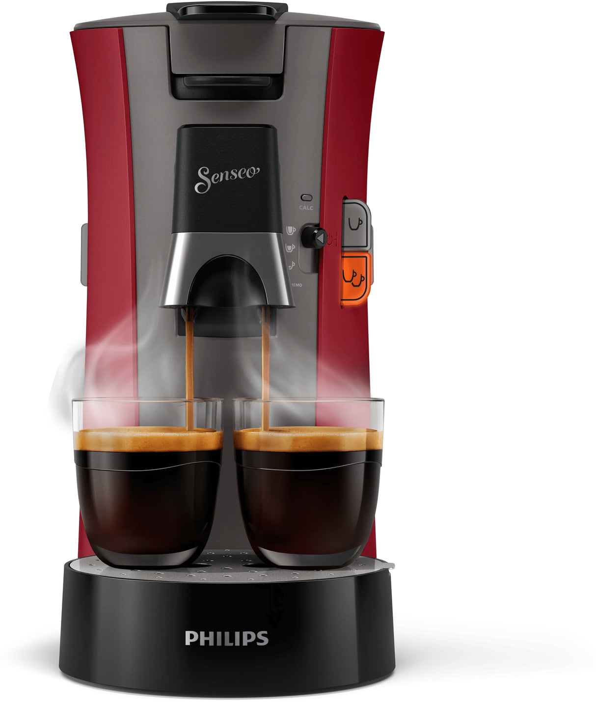 Cafetiere a dosette - PHILIPS - SENSEO - CSA240/91 - Select - Rouge