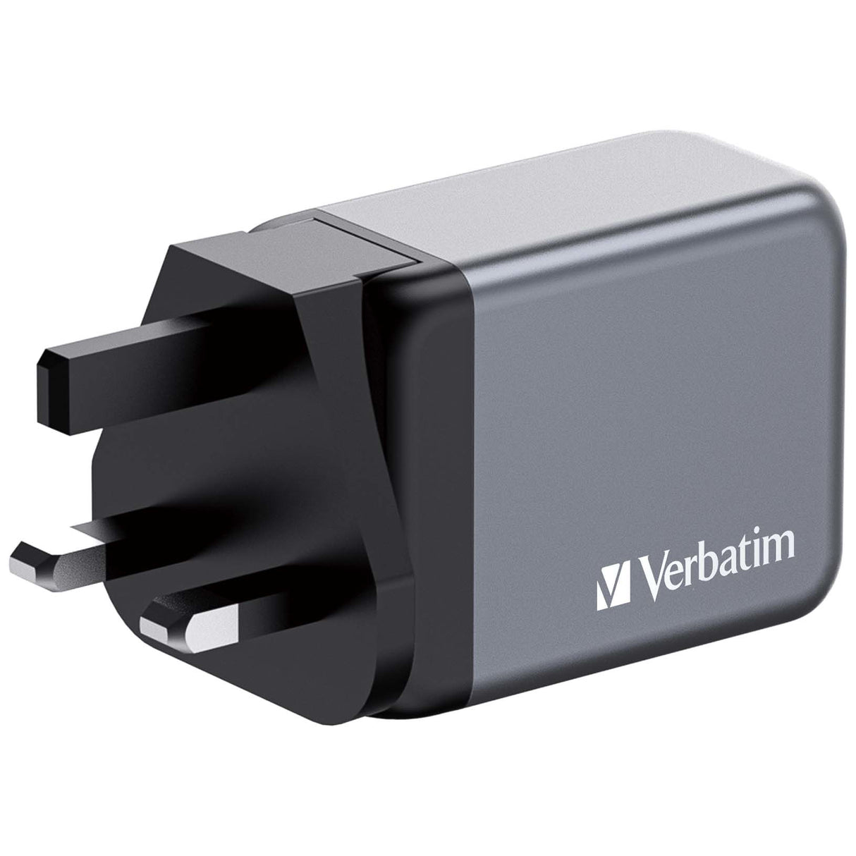 Chargeur secteur Verbatim GNC 1x port USB-A + 2x ports USB-C 65W (Noir)