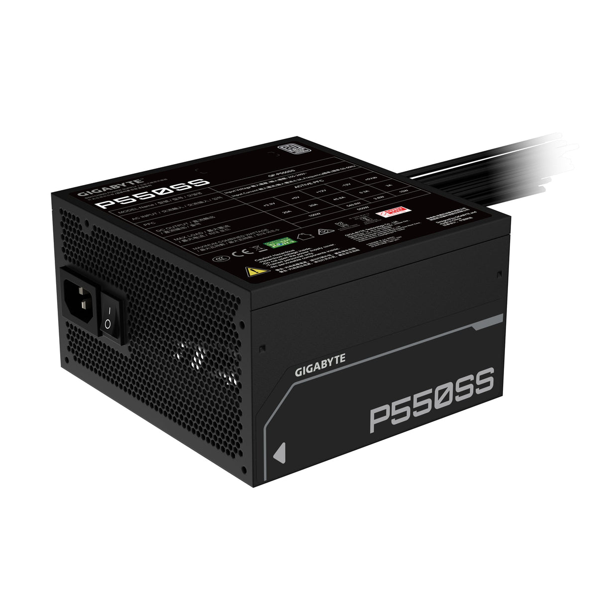 Alimentation ATX Gigabyte P650SS - 650W (Noir)