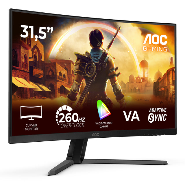 Ecran PC incurvé Gamer - AOC - 32'' - FHD - 260Hz OC (240Hz natif) - Dalle VA - 0,3ms - C32G42ZE