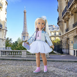Poupée Mannequin - COROLLE - Valentine Fashion Week Paris - 28 cm - 4 accessoires - Senteur vanille - Des 4 ans