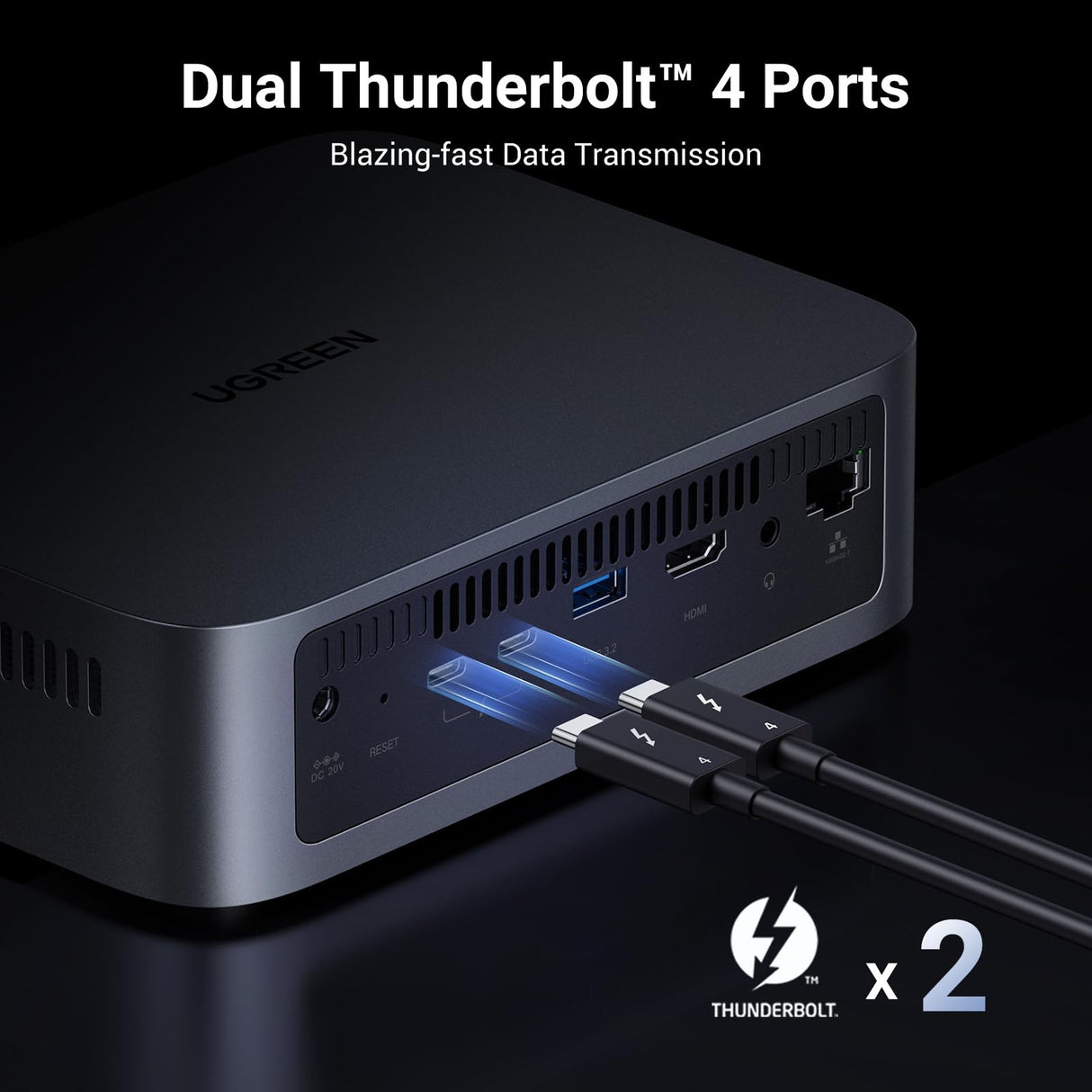 Serveur NAS - UGREEN - DXP480T Plus - 4 baies - 8 Go