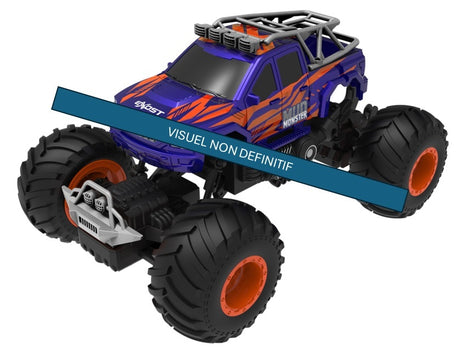 Voiture radiocommandée - EXOST - Mud Monster - Echelle 1/16 - 2,4 GHz - Gros pneus tout-terrain - Des 5 ans