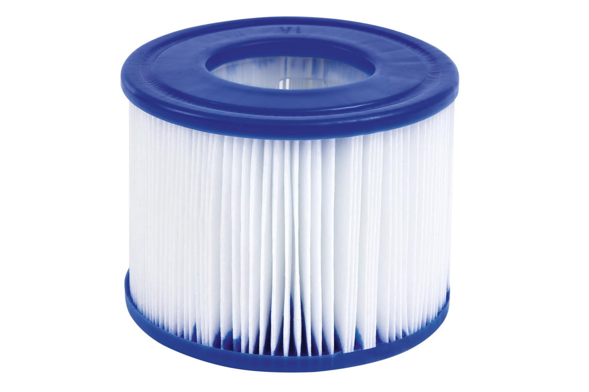 Spa semi rigide BESTWAY - Lay-Z-Spa Carrara - 140 airjets - 170 x 65 cm - 4 a 6 places - Rond (couverture, cartouche, 4 appuie-tete)
