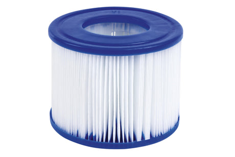 Spa semi rigide BESTWAY - Lay-Z-Spa Carrara - 140 airjets - 170 x 65 cm - 4 a 6 places - Rond (couverture, cartouche, 4 appuie-tete)
