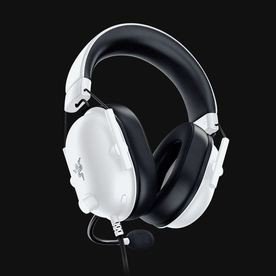 RAZER Blackshark V2 X Blanc - Casque filaire Esports Multiplateforme, Microphone