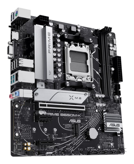 Carte mere - ASUS - PRIME B650M-K - AMD B650 - Emplacement AM5 micro ATX