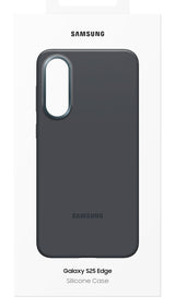 Coque - SAMSUNG - S25 Edge - Silicone - Noir - …lťgant, moderne