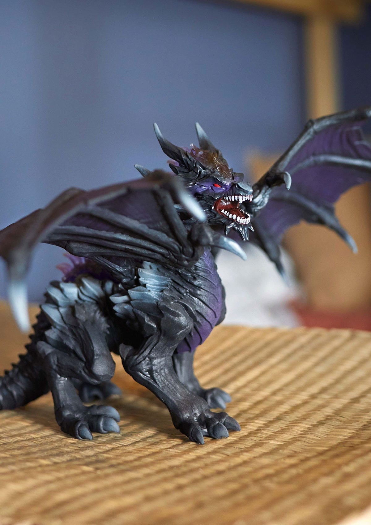 Figurine Dragon des Ténebres, jouet ultra-réaliste et durable avec ailes mobiles, Schleich 70152 Eldrador Creature, des 7 ans