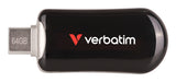 Clé USB-C 3.2 Verbatim Plectra - 64Go (Noir)