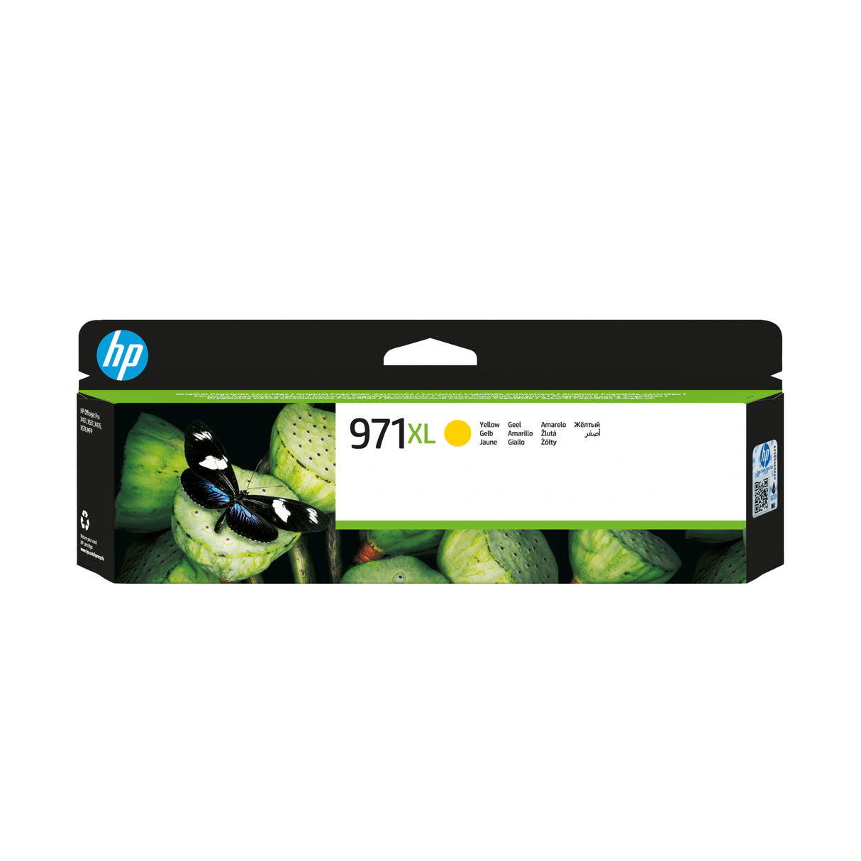HP 971XL Cartouche d'encre jaune grande capacité  authentique (CN628AE) pour HP Officejet Pro X451/X476/X551/X576