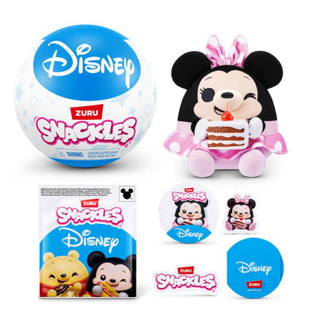 Capsule surprise - Peluche - ZURU - Snackles Disney - Modele aléatoire -13 cm - Des 3 ans