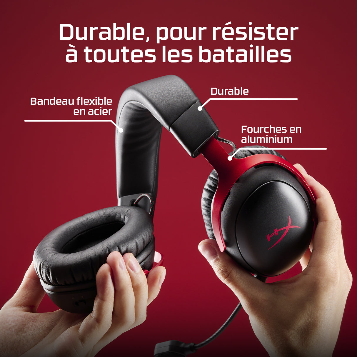 Casque Gamer Sans Fil - HyperX Cloud III S Wireless - pour PC et console