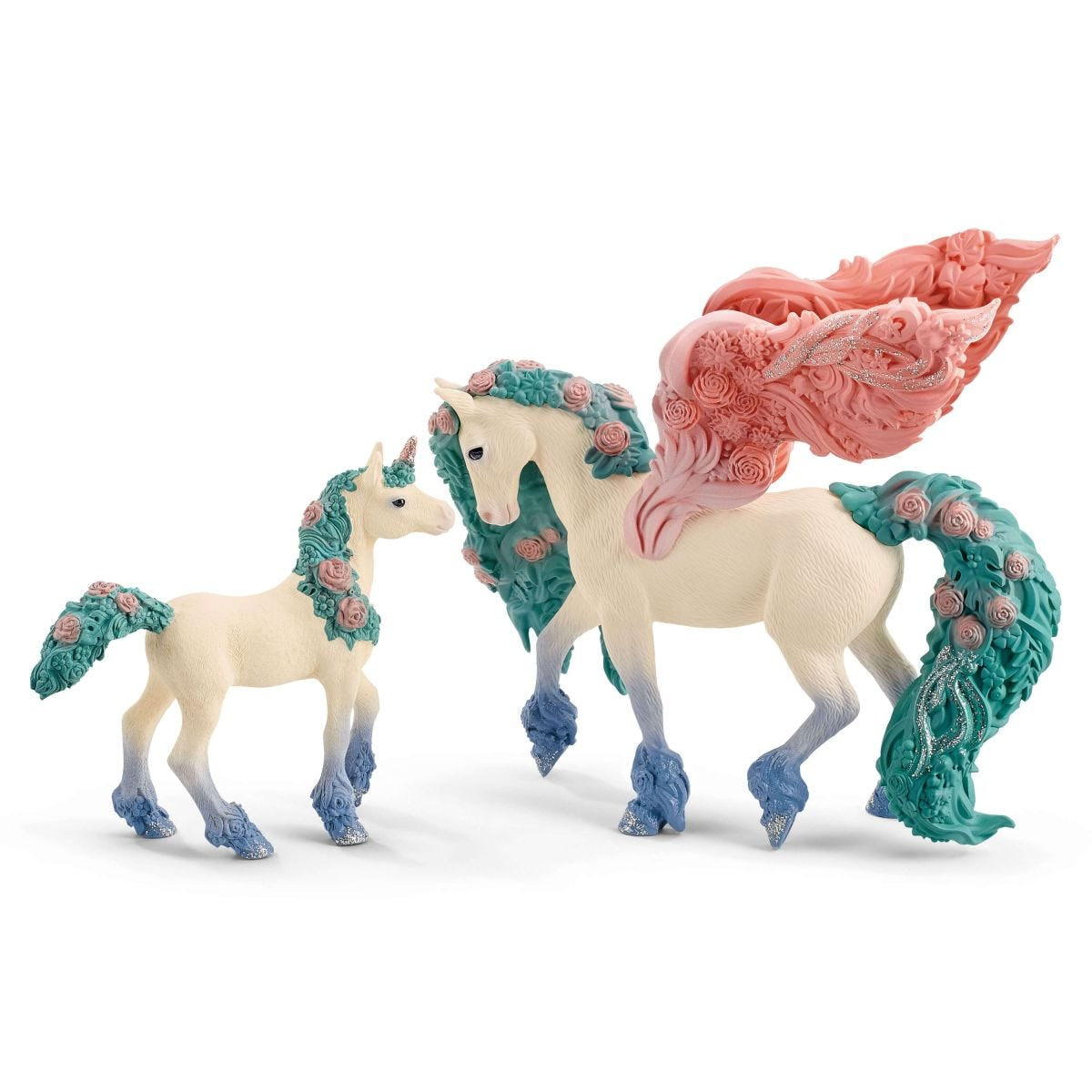 Figurine Pégase aux fleurs, SCHLEICH 70590 bayala, Des 5 ans