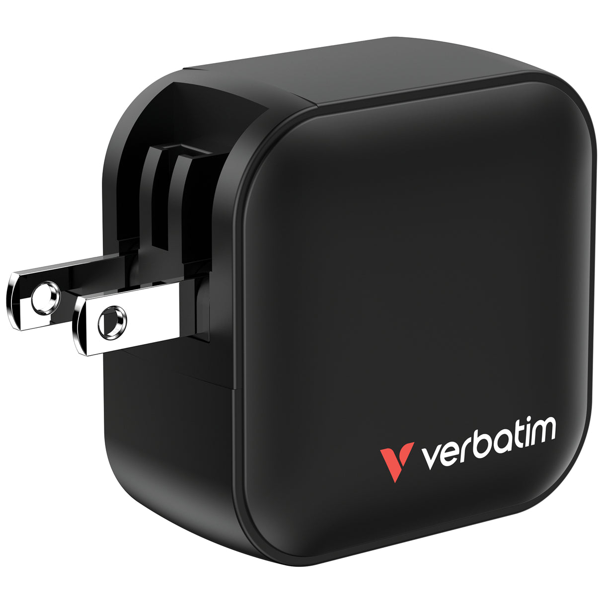 Chargeur secteur Verbatim Mini GaN 1x USB-A + 2x USB-C 70W (Noir)