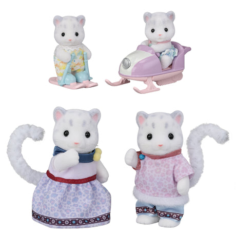 La famille Panthere des neiges - Sylvanian Families - 5814
