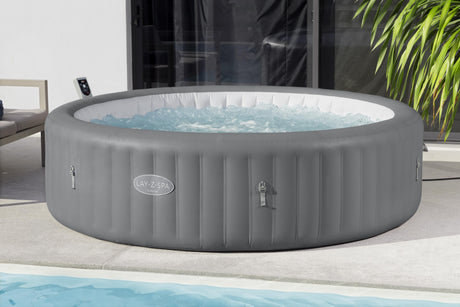 Spa gonflable BESTWAY - Lay-Z-Spa Hawaii - 236 x 71 cm - 4 a 8 places - Rond (Livré avec couverture, cartouche et diffuseur)