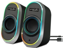 Enceintes Spirit of Gamer Fanatic 500 RGB (Noir)
