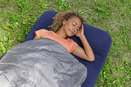 Matelas gonflable camping - BESTWAY - 1 place -185x76x22 cm avec pompe a pied intégrée