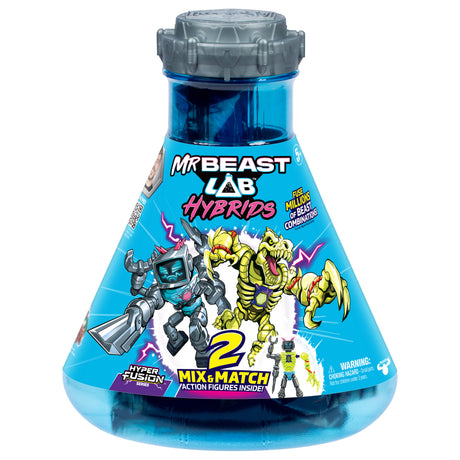Pack de 2 figurines - MRBEAST LAB - Mix & Match - 2 FIG HYBRIDS Moitié de figurine DRAGON