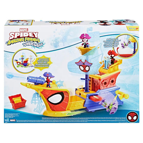 Bateau de pirates Spidey Bulles et toiles Water-Webs, Marvel Spidey et ses Amis Extraordinaires, des 4 ans